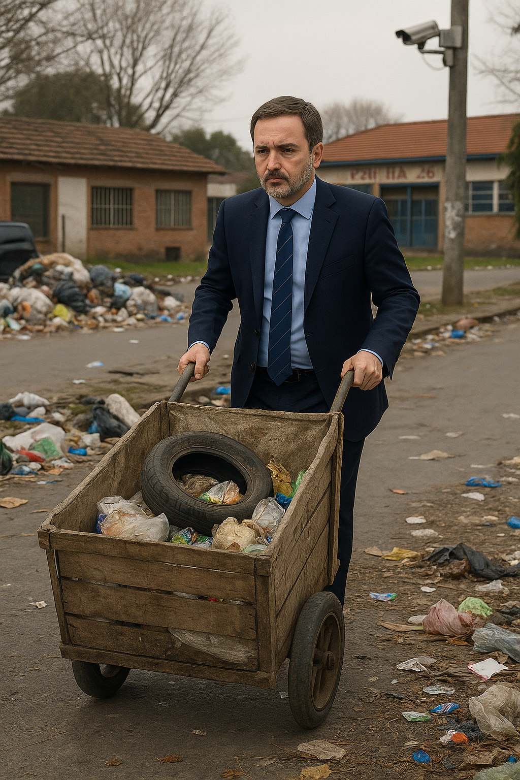 Funcionario Municipal paseando